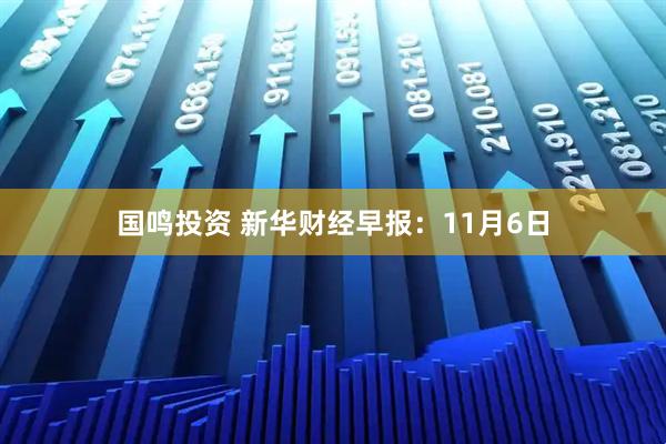 国鸣投资 新华财经早报：11月6日