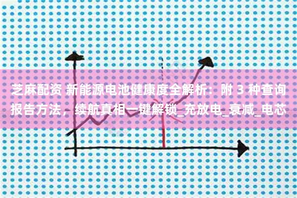 芝麻配资 新能源电池健康度全解析：附 3 种查询报告方法，续航真相一键解锁_充放电_衰减_电芯